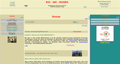 Desktop Screenshot of bio-abi-wissen.de